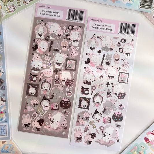 Coquette Witch Deco Sticker Sheet