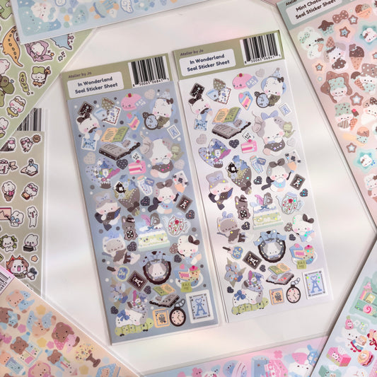 In Wonderland Deco Sticker Sheet