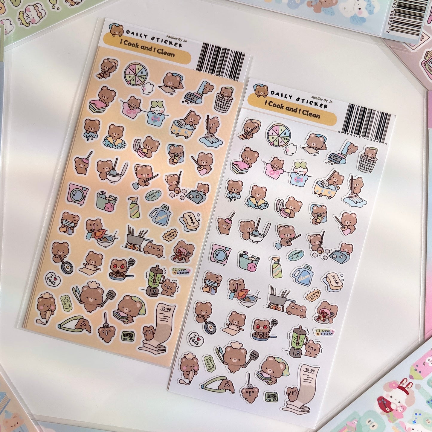 I Cook and I Clean Journaling Sticker Sheet