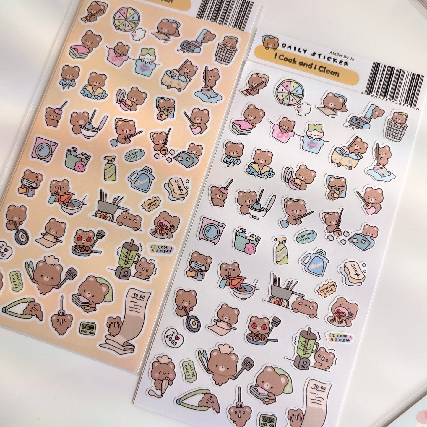 I Cook and I Clean Journaling Sticker Sheet