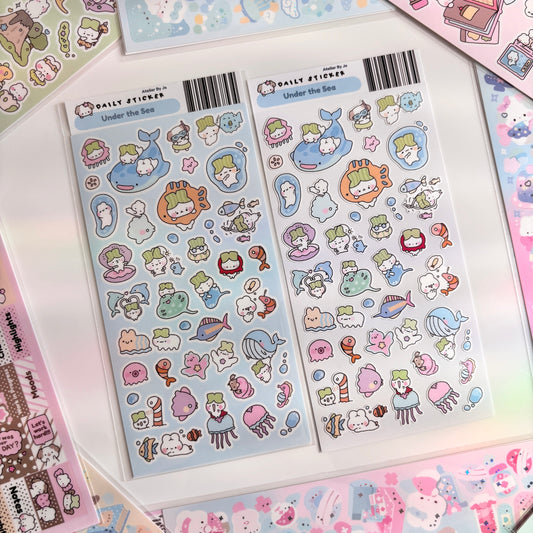 Under the Sea Journaling Sticker Sheet