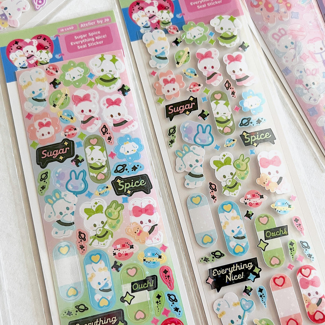 Powerpuff Girls Sticker Sheet
