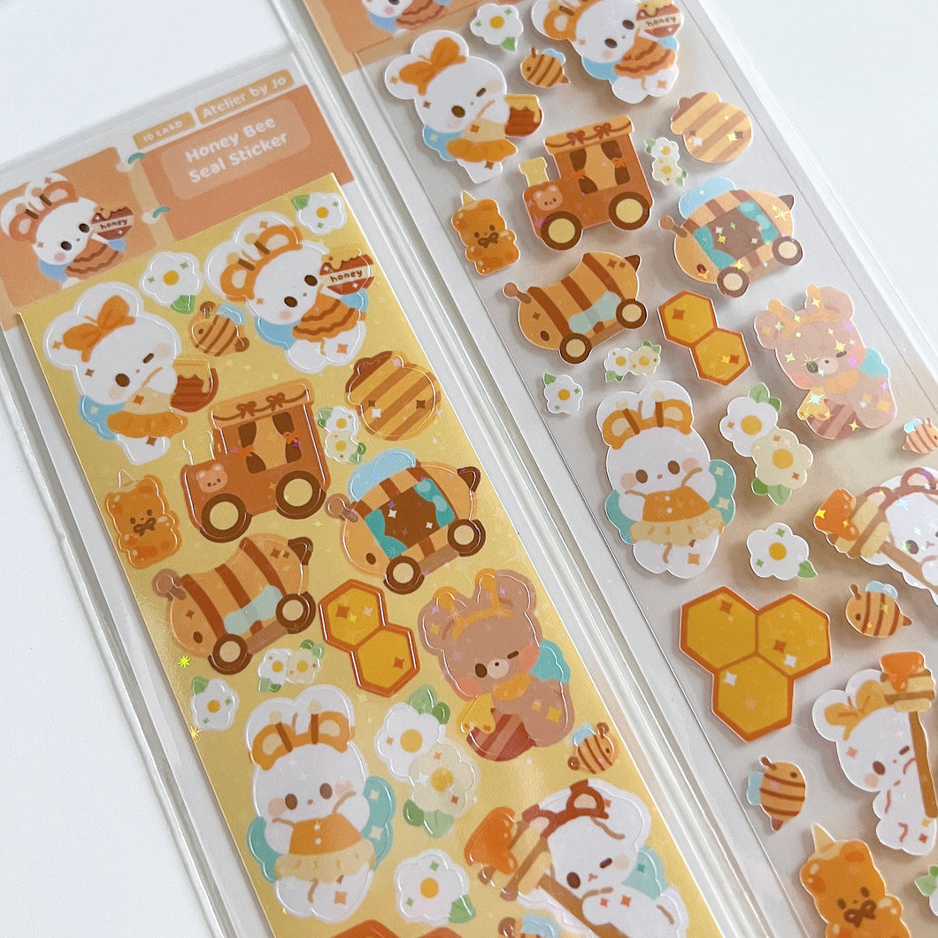 Honey Bear Deco Sticker Sheet