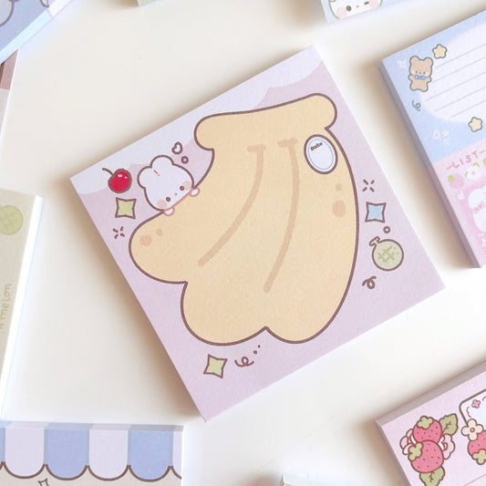 Kawaii Banana Memo Pad