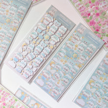 Load image into Gallery viewer, 3D Kawaii Cloud Bear Deco Sticker Sheet
