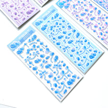 Load image into Gallery viewer, Glowing Heart Confetti Matte Deco Sticker Sheet
