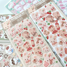 Load image into Gallery viewer, Cozy Cherry Matte Deco Sticker Sheet
