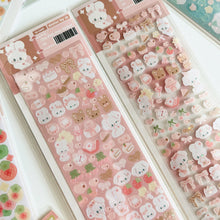 Load image into Gallery viewer, Tiny Pink Deco Sticker Sheet
