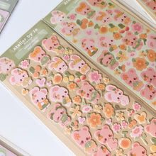 Load image into Gallery viewer, Cherie and Berie Warm Spring Cherries Kawaii Deco Sticker Sheet
