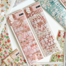 Load image into Gallery viewer, Tiny Pink Deco Sticker Sheet
