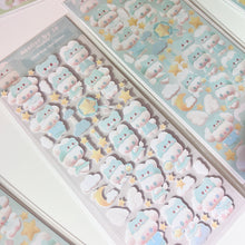 Load image into Gallery viewer, 3D Kawaii Cloud Bear Deco Sticker Sheet
