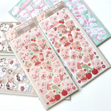 Load image into Gallery viewer, Cozy Cherry Matte Deco Sticker Sheet
