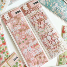 Load image into Gallery viewer, Tiny Pink Deco Sticker Sheet
